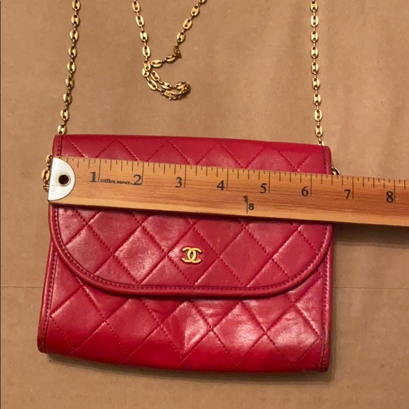 CHANEL Bags Authentic Small Crossbody Chanel Bag Gold Chain Poshmark